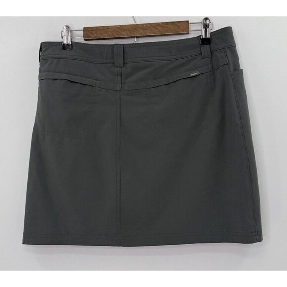 Eddie Bauer Women’s Gray Skort Skirt Under Shorts Outdoor Active Size 10 - Picture 3 of 9